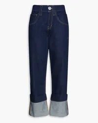 Frame Denim High-rise straight-leg jeans - Blue Blue