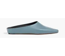 Alba leather slippers - Blue