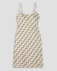 Reformation Rhea printed silk-charmeuse dress - White White