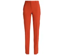 Wool-blend tapered pants - Orange