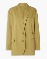 tibi Liam twill blazer - Yellow Yellow