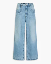 Frame Denim Skater high-rise wide-leg jeans - Blue Blue