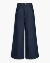 Frame Denim Skater high-rise wide-leg jeans - Blue Blue