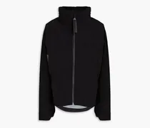 Printed shell hooded jacket - Black