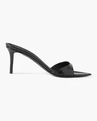 Giuseppe Zanotti Quasimodo croc-effect leather sandals - Black Black