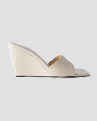 WANDLER Gaia leather wedge sandals - White White