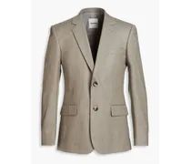Wool-flannel suit jacket - Gray