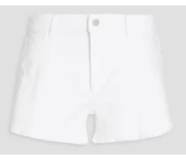 Iva denim shorts - White