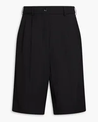 Acne Studios Pleated twill shorts - Black Black