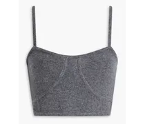Mélange cashmere top - Gray