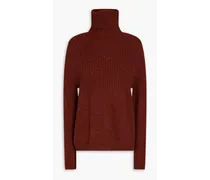 Donegal cashmere turtleneck sweater - Red