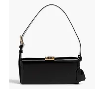 Grace Lungo leather shoulder bag - Black
