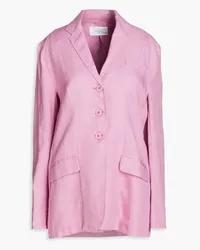 BONDI BORN Dominica linen blazer - Pink Pink