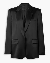 Nili Lotan Silk-satin blazer - Black Black