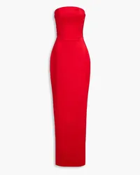 RASARIO Strapless twill maxi dress - Red Red