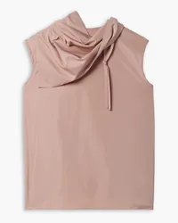 tibi Scarf-detailed shell top - Pink Pink