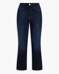 Frame Denim Le Crop Mini Boot cropped high-rise bootcut jeans - Blue Blue