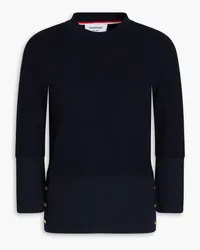 Thom Browne Herringbone wool sweater - Blue Blue