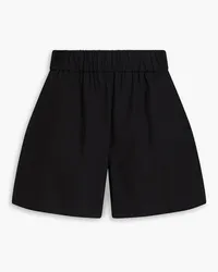 RED Valentino Cotton-blend poplin shorts - Black Black