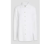 Linen and Lyocell-blend shirt - White