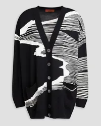 Missoni Space-dyed intarsia wool cardigan - White White