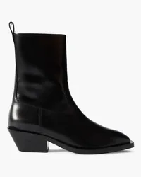 aeyde Luis leather ankle boots - Black Black