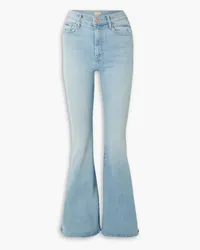 Mother The Super Cruiser high-rise flared jeans - Blue Blue