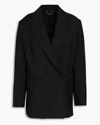 Ferragamo Double-breasted mohair and wool-blend blazer - Black Black