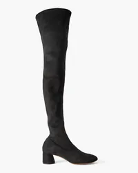 Proenza Schouler Glove suede over-the-knee boots - Black Black