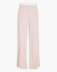 Victoria Beckham Crepe wide-leg pants - Pink Pink