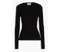 Ebb ribbed-knit sweater - Black