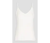 Lyocell and linen-blend camisole - White