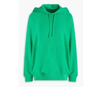 French cotton-terry hoodie - Green