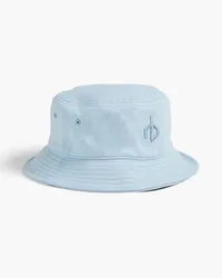 Rag & Bone Embroidered jersey bucket hat - Blue Blue