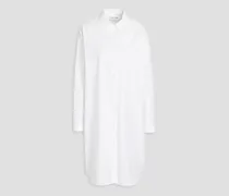Luana cotton-poplin shirt dress - White