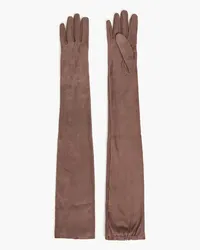 Brunello Cucinelli Nubuck gloves - Neutral Neutral