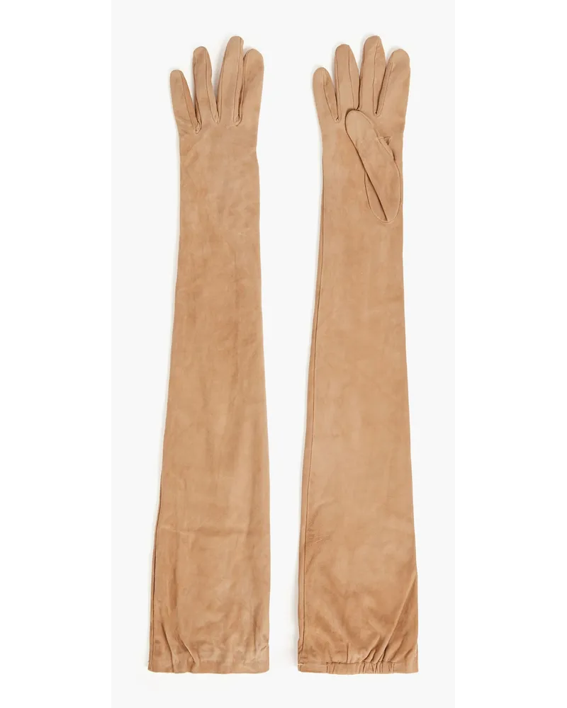 Brunello Cucinelli Nubuck gloves - Neutral Neutral