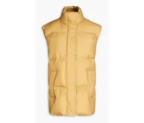 Zola oversized quilted shell down vest - Neutral