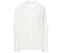Cotton-poplin shirt - White