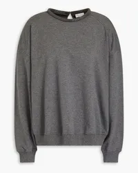 Brunello Cucinelli Mélange French cotton-blend terry sweatshirt - Gray Gray