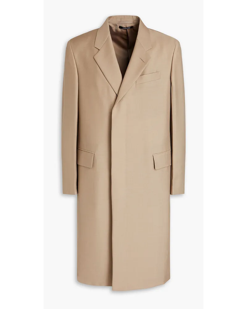 Dunhill Mohair and wool-blend coat - Neutral Neutral