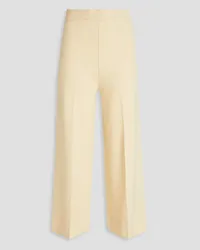 Joseph Cropped merino wool-blend wide-leg pants - White White