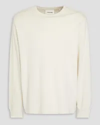 Frame Denim Cotton-jersey sweatshirt - White White