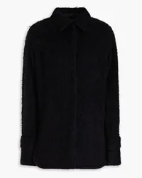 Jil Sander Mohair-blend velour shirt - Black Black