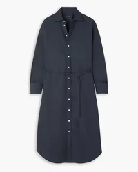 Rag & Bone Diana cotton-poplin midi shirt dress - Blue Blue