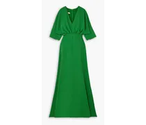 Ruched cady gown - Green
