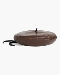 Eugenia Kim Leather beret - Brown Brown