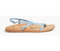Aimilia leather sandals - Blue