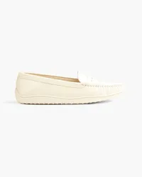 TOD'S Patent-leather loafers - White White