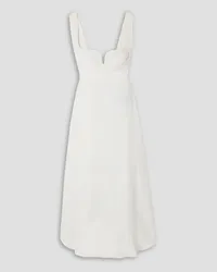 Stella McCartney Crepe midi dress - White White